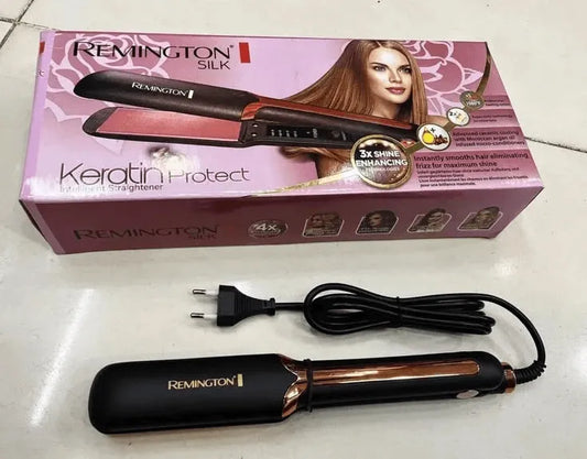 2 in 1 Hair Beauty Bundle – Remington Straightener + Hair Growth Oil