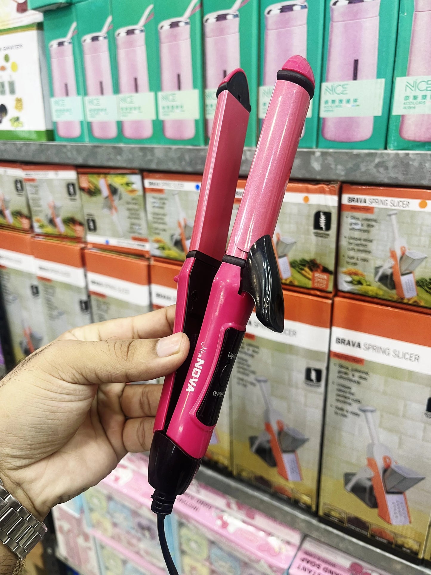 Nova 2in1 Straightener & Curler