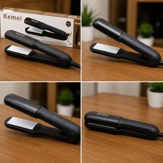 Kemei Professional Hair Straightener – Smooth, Silky & Frizz-Free Hair Styling Tool 💁♀️✨