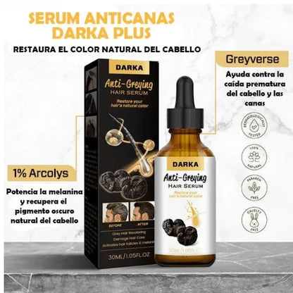 Natural Ganoderma Anti Greying Hair Darkening Serum ✨🖤