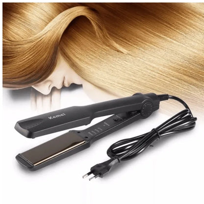 Kemei Professional Hair Straightener – Smooth, Silky & Frizz-Free Hair Styling Tool 💁‍♀️✨