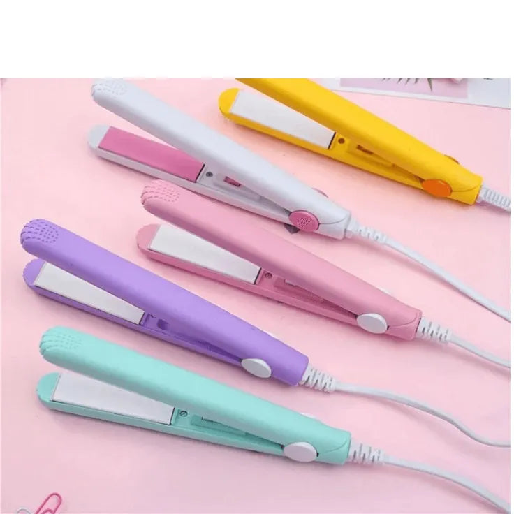 Mini Hair Straightener Available in Pink, Blue and Purple Colors