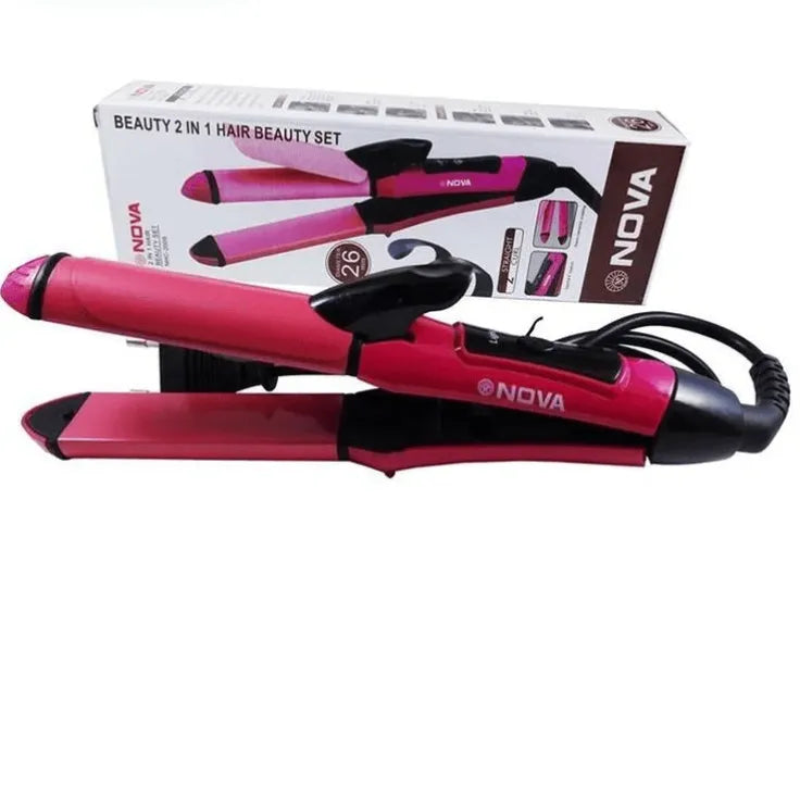Nova 2in1 Straightener & Curler