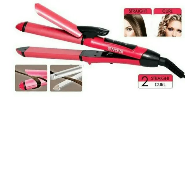 Nova 2in1 Straightener & Curler