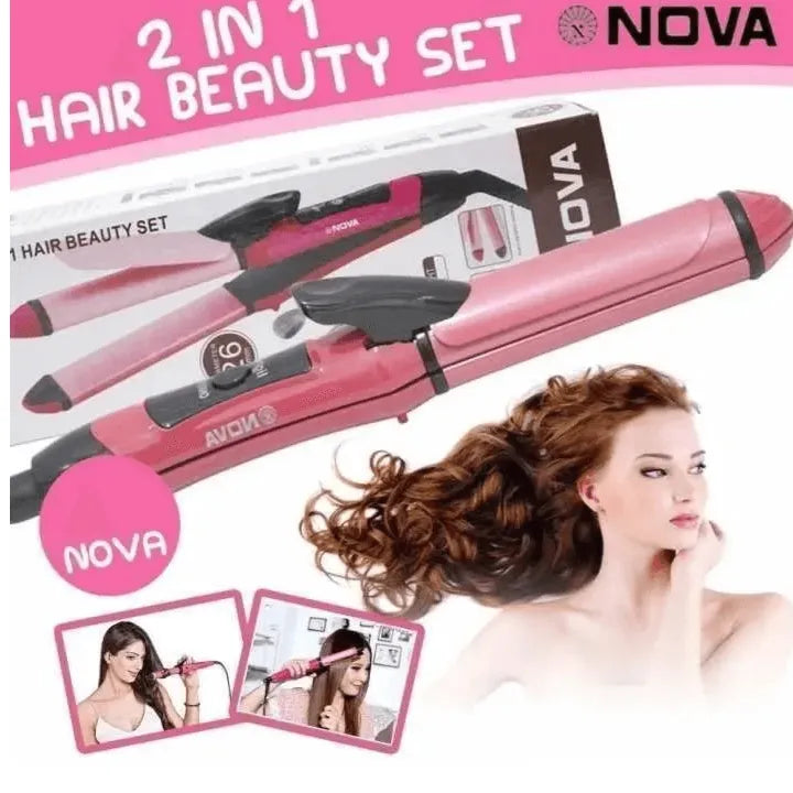 Nova 2in1 Straightener & Curler