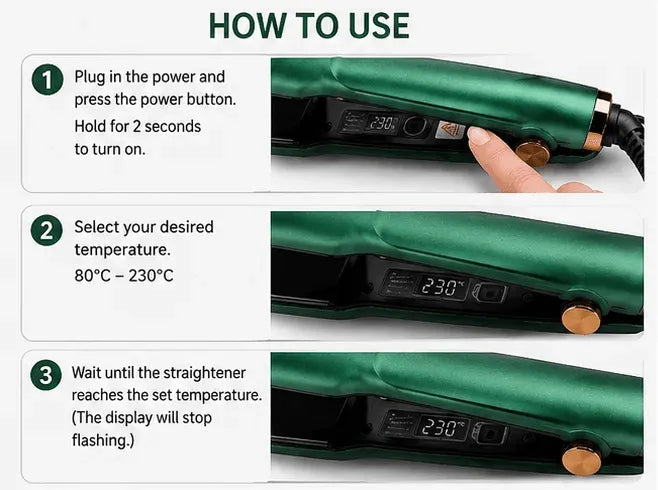 Professional Salon Finish Hair Styling Tool for Smooth & Shiny Hair