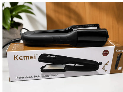 Kemei Professional Hair Straightener – Smooth, Silky & Frizz-Free Hair Styling Tool 💁‍♀️✨